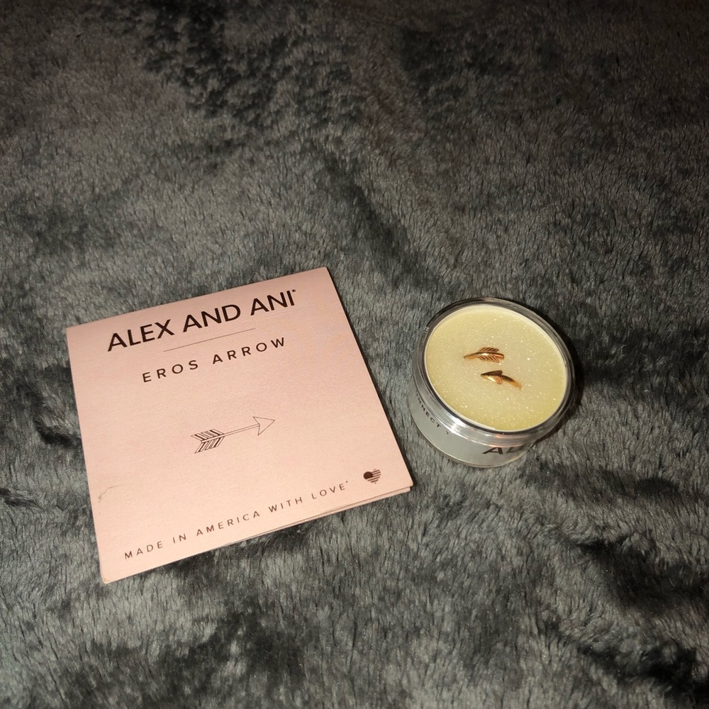 Alex & Ani Eros Arrow Gold Ring